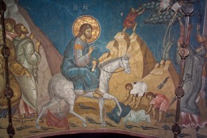 Christ entering Jerusalem